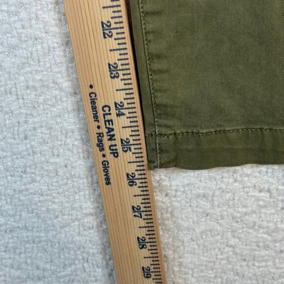 Madewell Stovepipe Fatigue Pants: TENCEL™ Lyocell Edition olive green size 27 - Picture 7 of 8